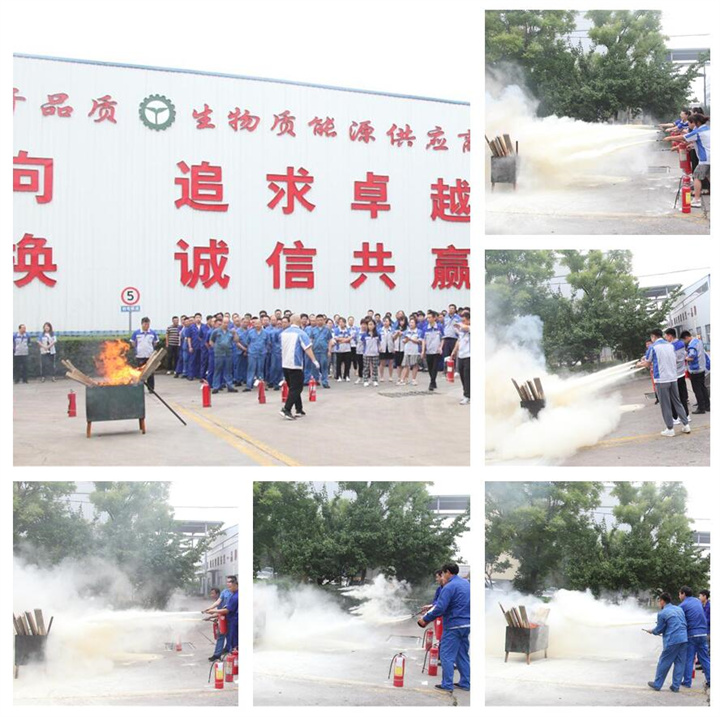隨后，集團消防安全員為廣大職工講解滅火器和消防水槍的使用方法，并現場演示。廣大員工積極參與到教學演練當中，進一步鞏固消防培訓知識。