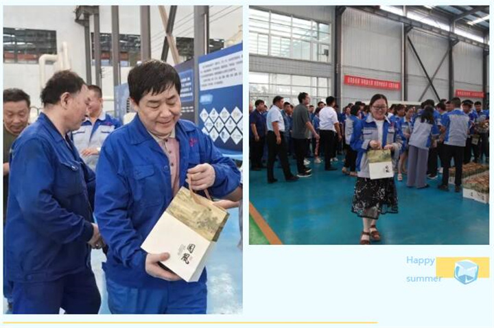 隨著炎炎夏日的來臨，近期氣溫逐步攀升，為切實做好夏季防暑降溫工作，保障員工的身體健康，7月17日下午，山東金格瑞開展“您戰高溫助振興 我送清涼鼓干勁”--夏送清涼主題活動，給所有的員工送上了防暑降溫茶，用愛心給這個炎夏降溫。.jpg